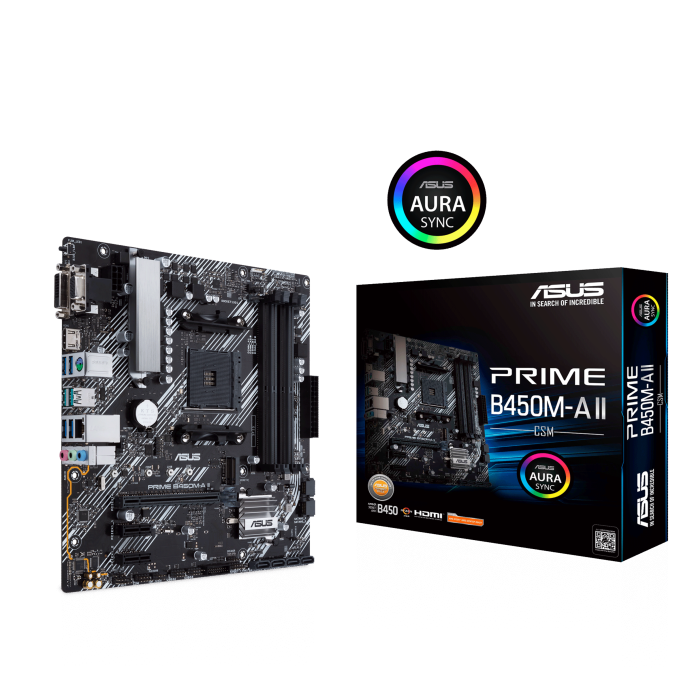 Asus Prime B450M-A II 4 Slot RAM